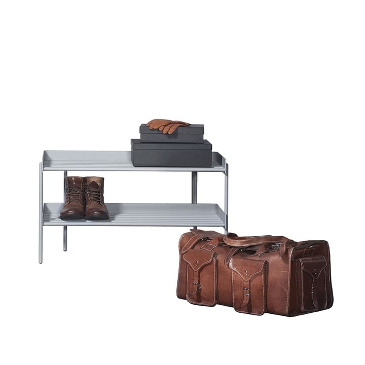 Estante zapatero Alfred, Gris claro SMD Design