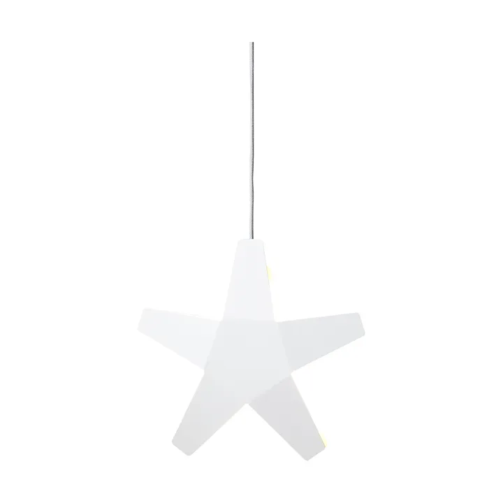 Estrella de Adviento Advent Stjärna - Cable blanco-gris, 40 cm - SMD Design