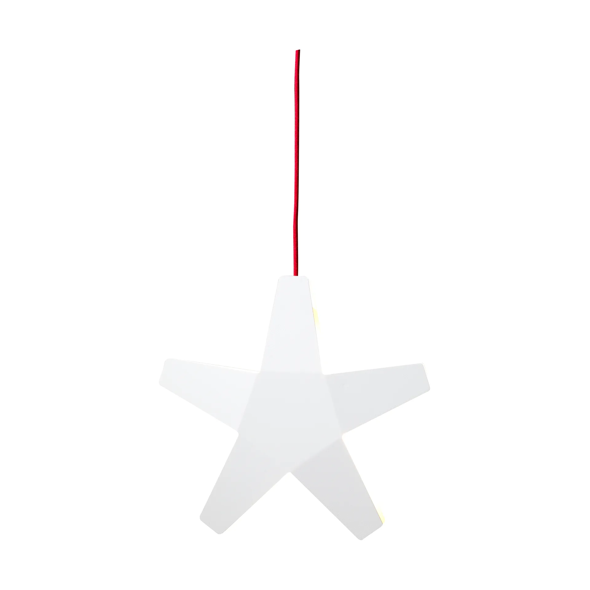 Estrella de Adviento Advent Stjärna, Cable blanco-rojo, 40 cm SMD Design