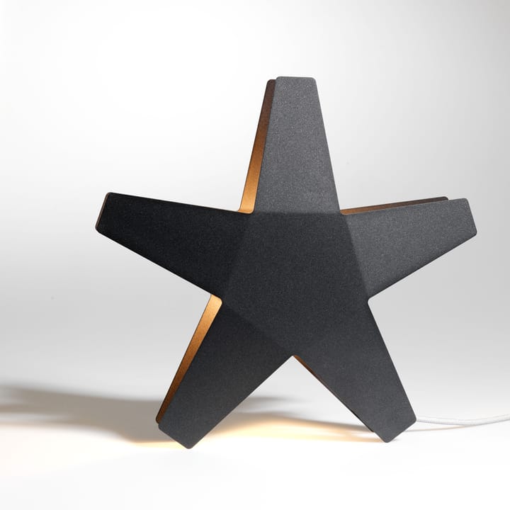Estrella de Adviento Advent Stjärna, Rojo, 40 cm, cable de tela gris claro SMD Design