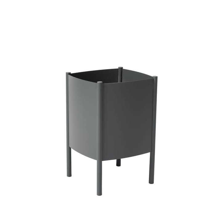 Maceta Konvex Pot - Gris, pequeña Ø23 cm - SMD Design