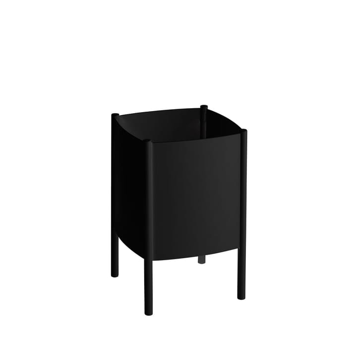 Maceta Konvex Pot - Negro, pequeña Ø23 cm - SMD Design