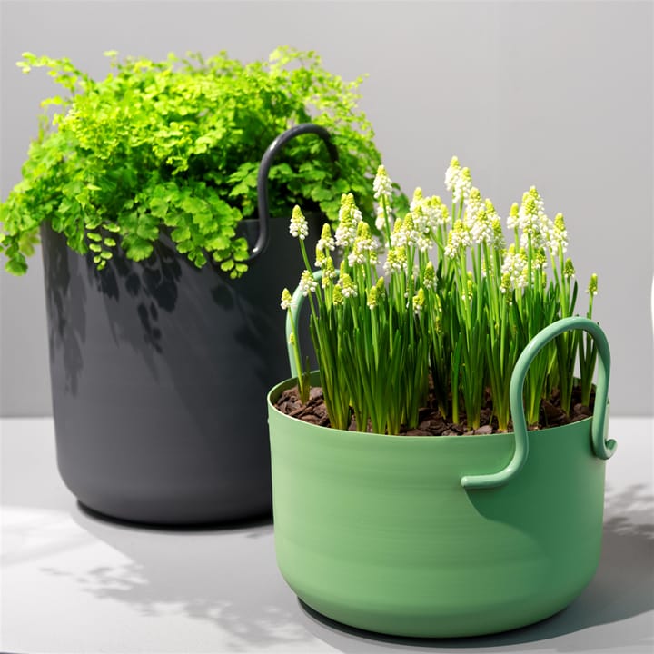 Maceta Tivoli Ø30 cm, alta, gris oscuro SMD Design