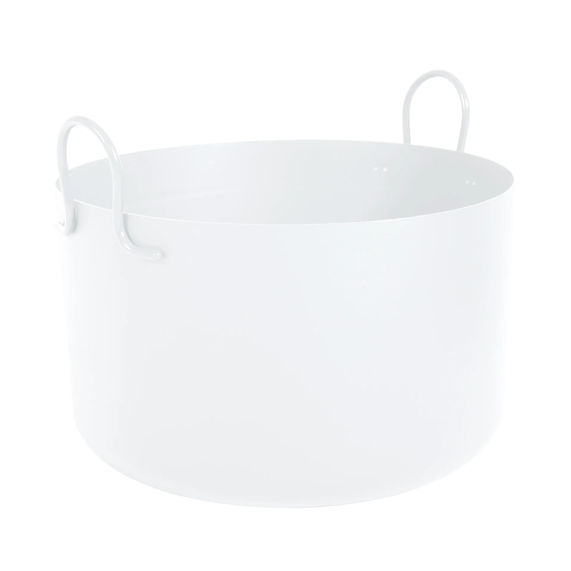 Maceta Tivoli Ø30 cm, baja, blanco SMD Design