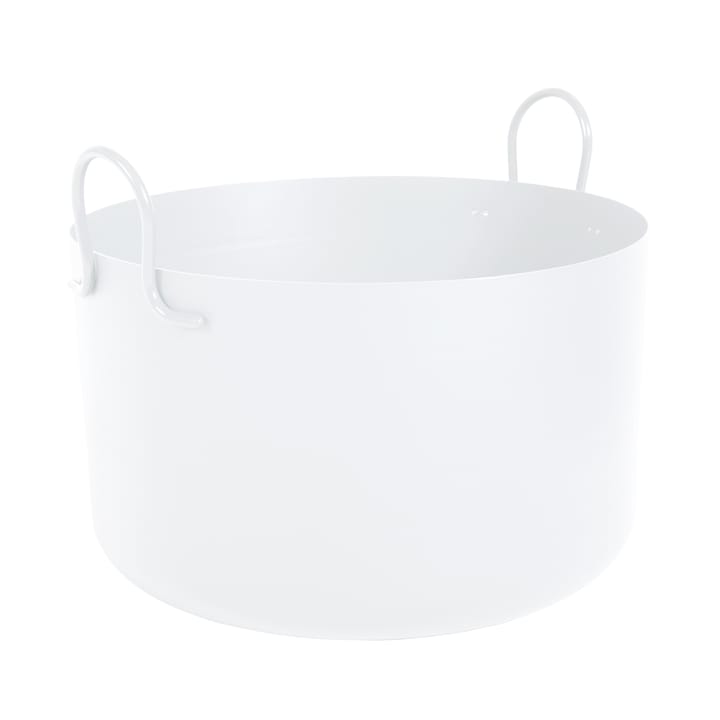 Maceta Tivoli Ø30 cm, baja - blanco - SMD Design