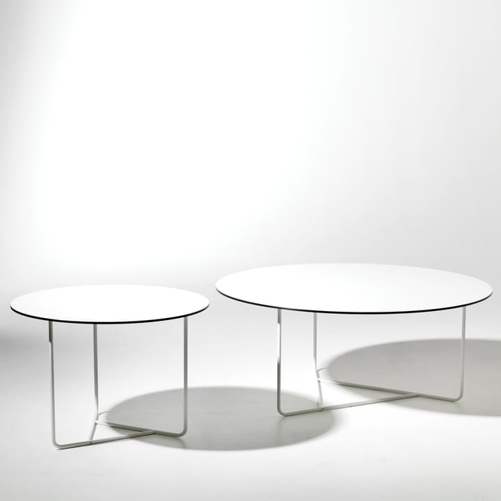 Mesa de centro Tellus, Blanco, base blanca, h41 d100 SMD Design