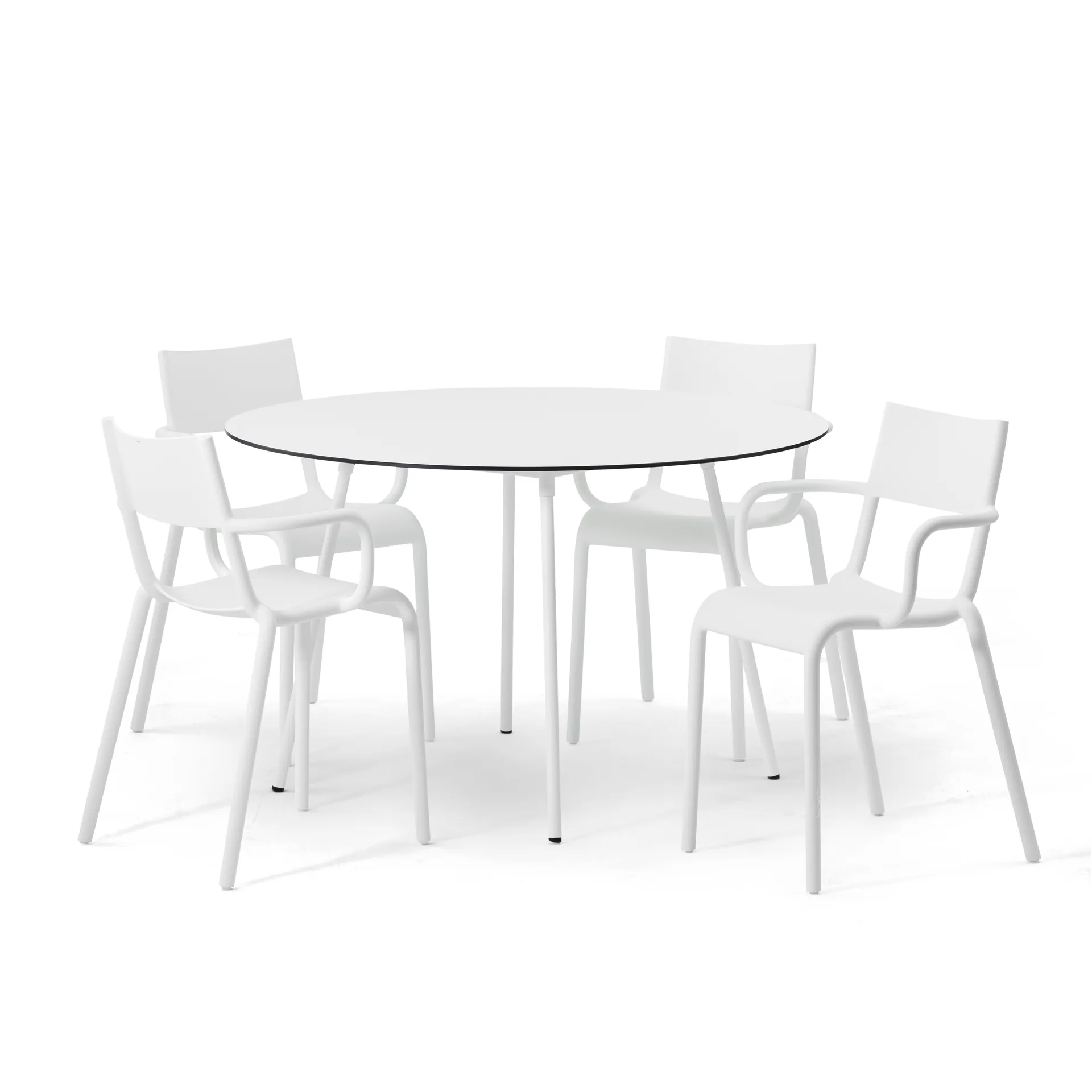 Mesa Ella redonda, Blanco SMD Design