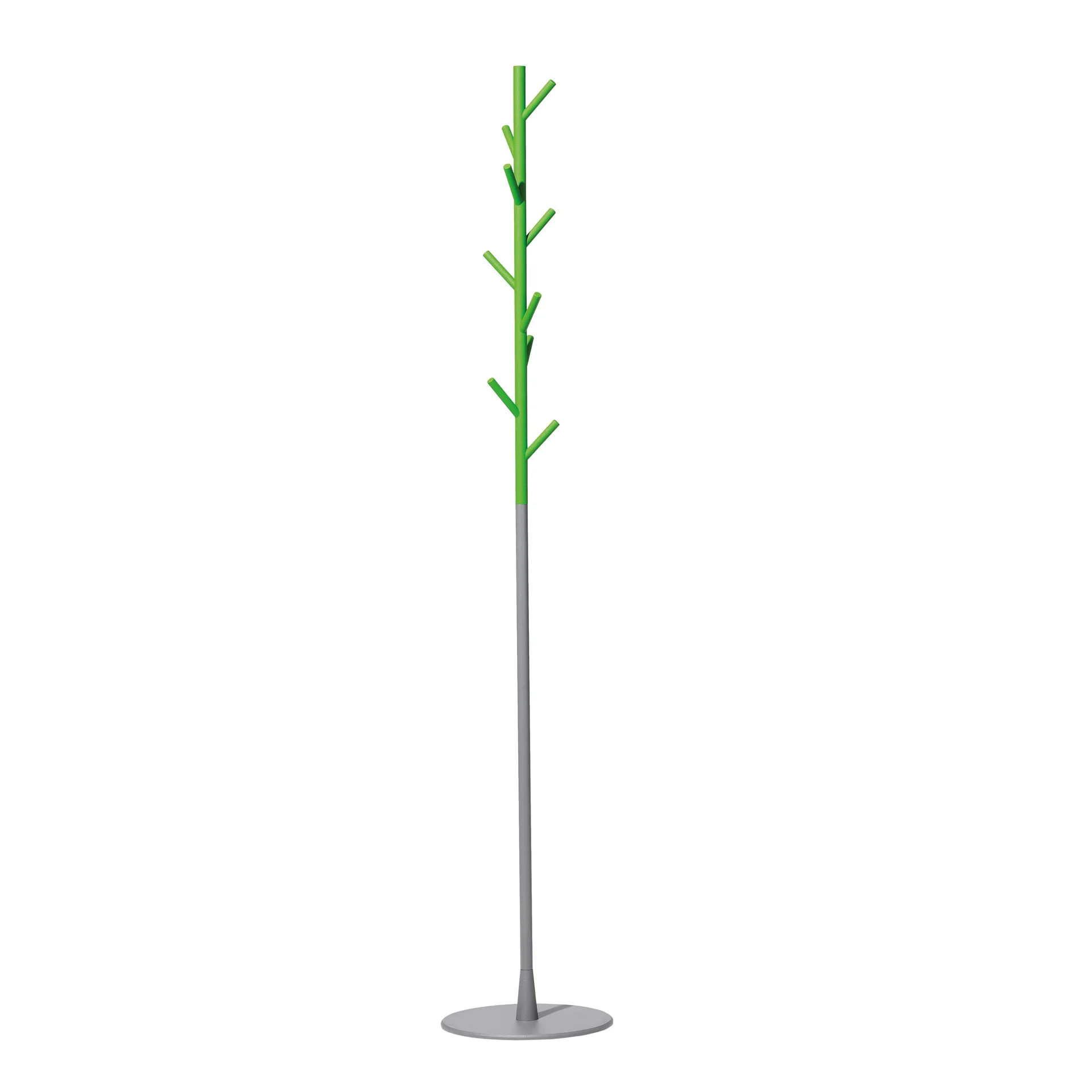Perchero de pie Sticks, verde-plata SMD Design