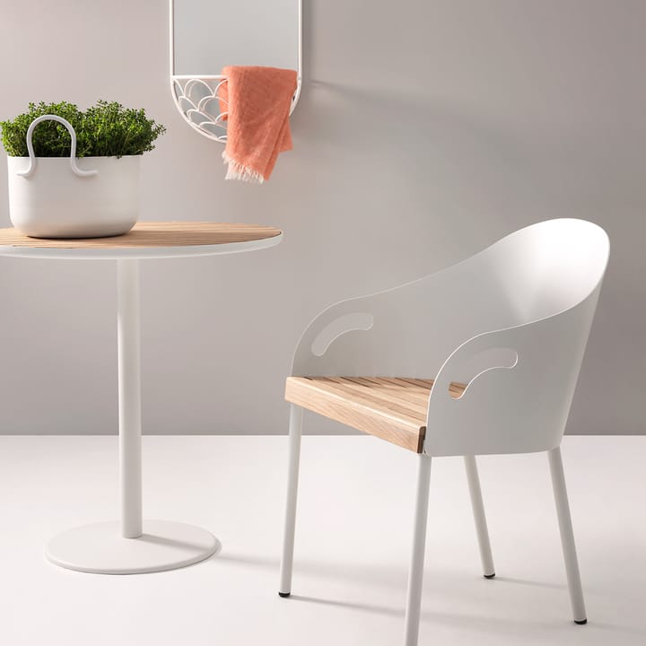 Silla Brunnsviken - Blanco/roble - SMD Design
