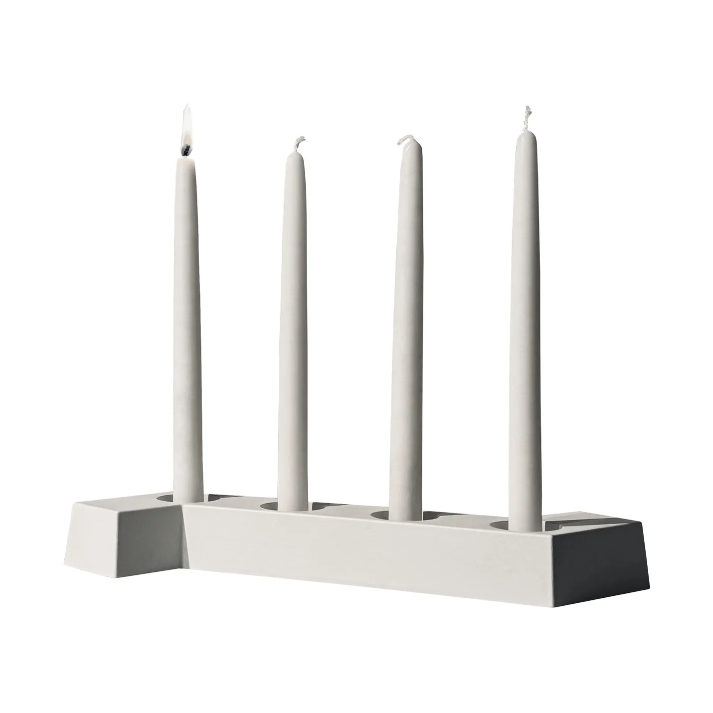 SMD candelabro de Adviento, Blanco, 4 luces SMD Design