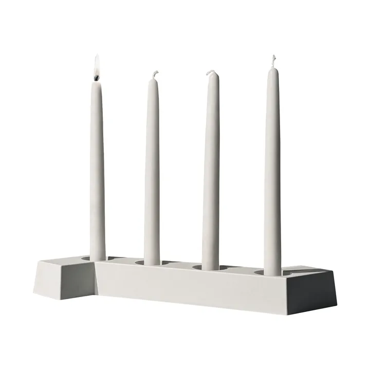 SMD candelabro de Adviento - Blanco, 4 luces - SMD Design