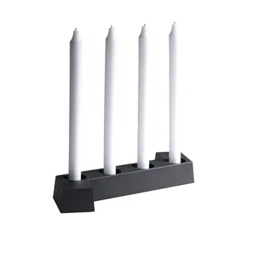 SMD candelabro de Adviento - Gris, 4 luces - SMD Design