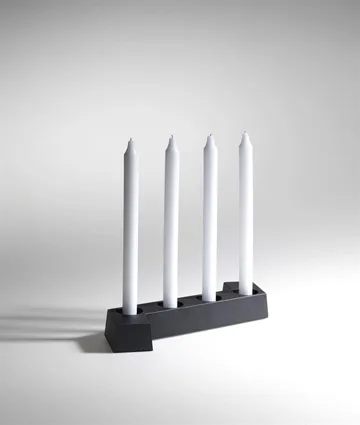 SMD candelabro de Adviento - Gris, 4 luces - SMD Design