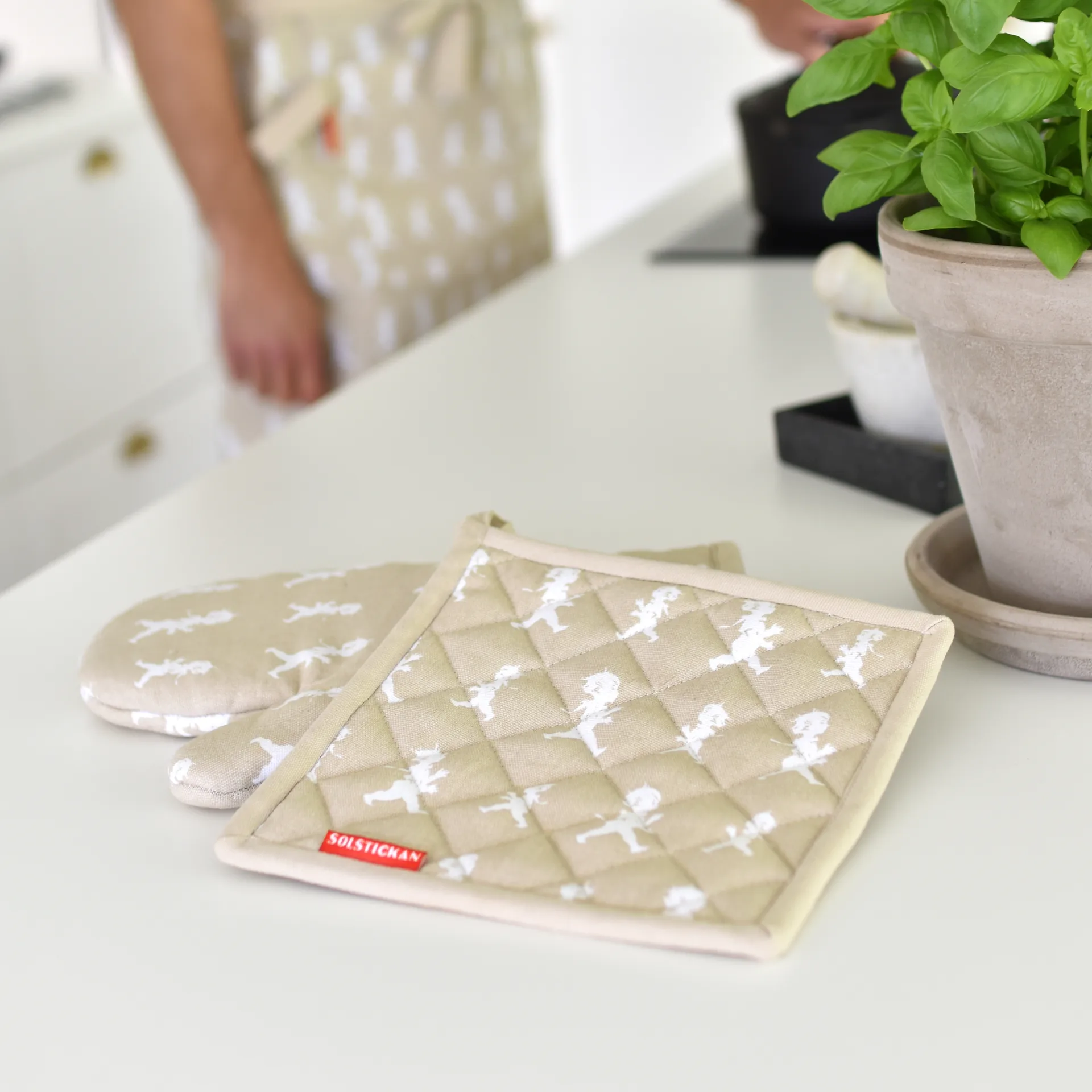 Agarrador Solstickan 22x22 cm, Sand Solstickan Design