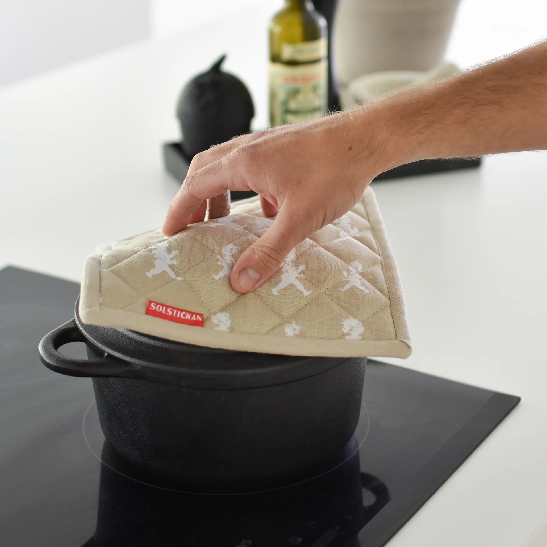 Agarrador Solstickan 22x22 cm, Sand Solstickan Design