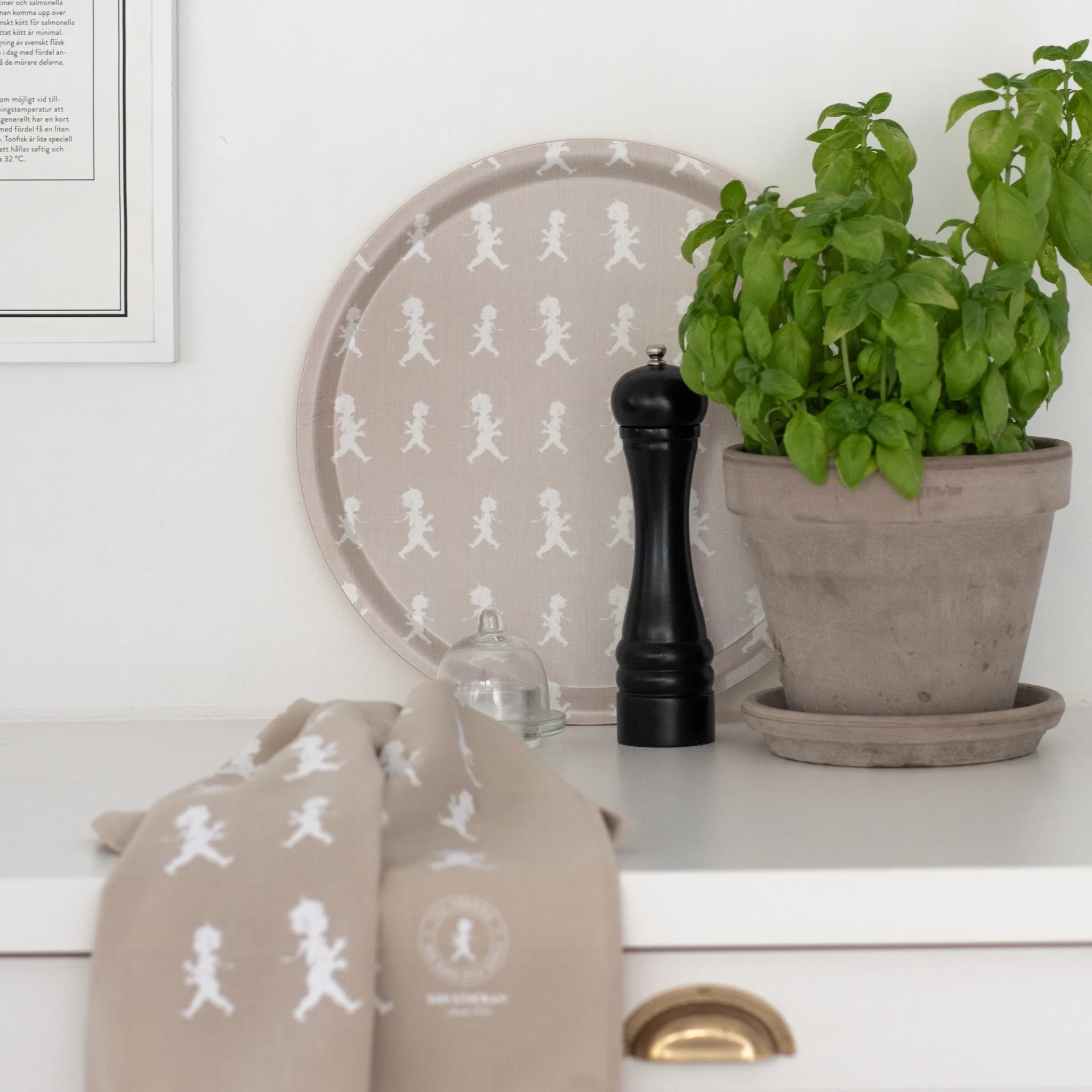 Bandeja Solstickan Ø38 cm, Sand Solstickan Design