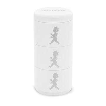 Bote con 3 compartimentos Solstickan Ø8,5 cm - Blanco - Solstickan Design