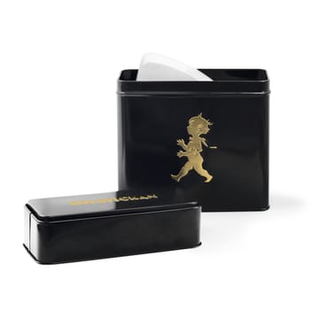 Bote de café Solstickan 15,4x17 cm - Negro-oro - Solstickan Design