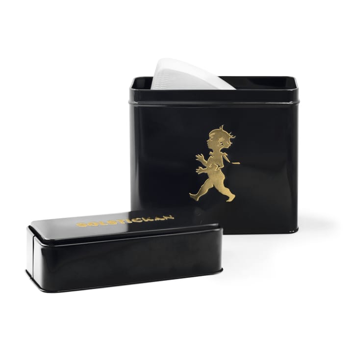 Bote de café Solstickan 15,4x17 cm, Negro-oro Solstickan Design