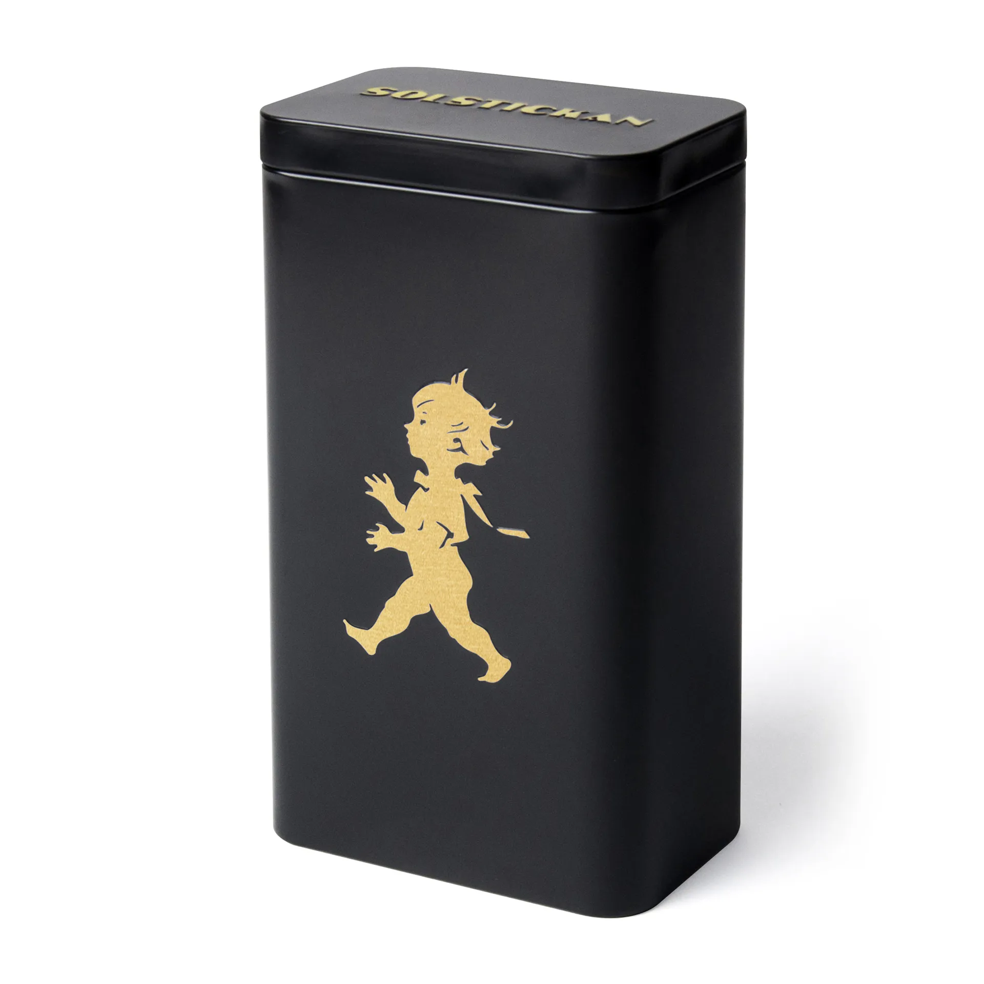 Bote de café Solstickan 20,5 cm, Negro-dorado mate Solstickan Design