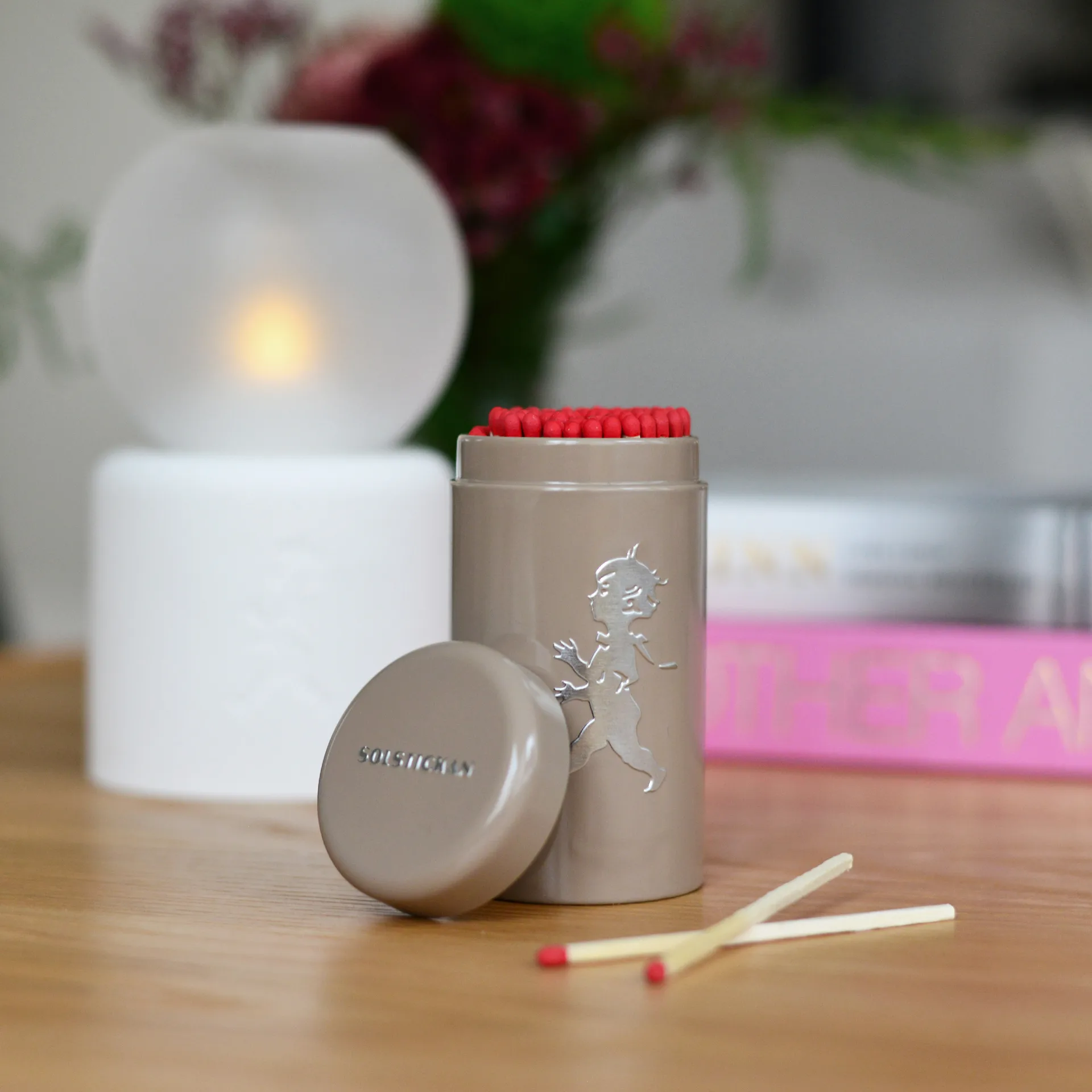 Bote de cerillas Solstickan 100-pack, Sand Solstickan Design