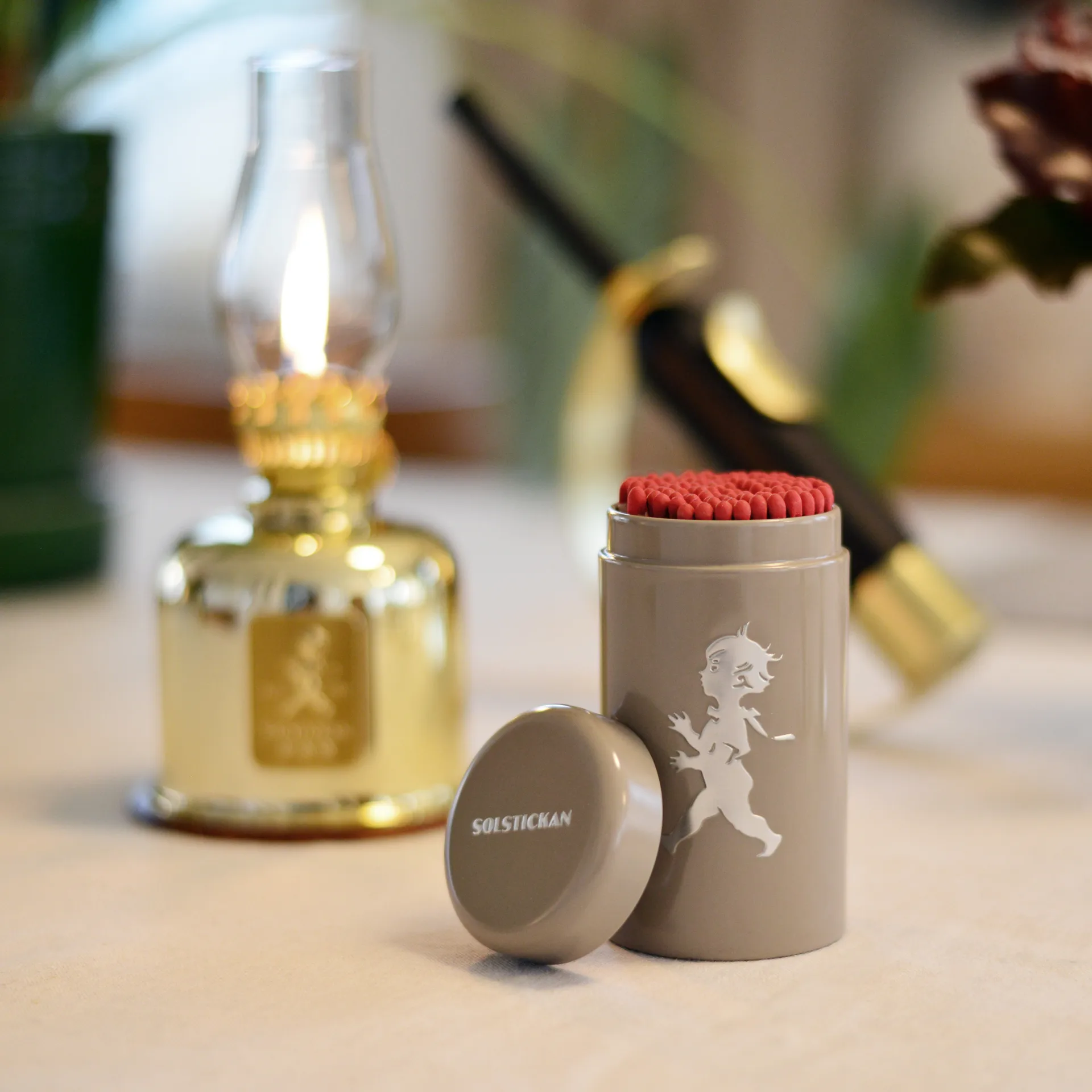 Bote de cerillas Solstickan 100-pack, Sand Solstickan Design