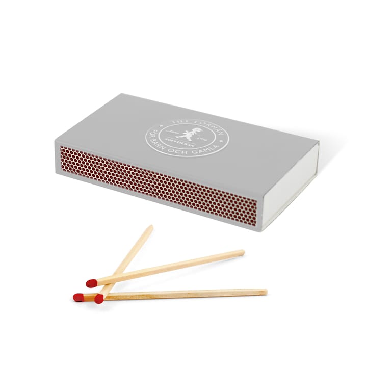 Caja de cerillas Solstickan 30 unidades, Gris Solstickan Design