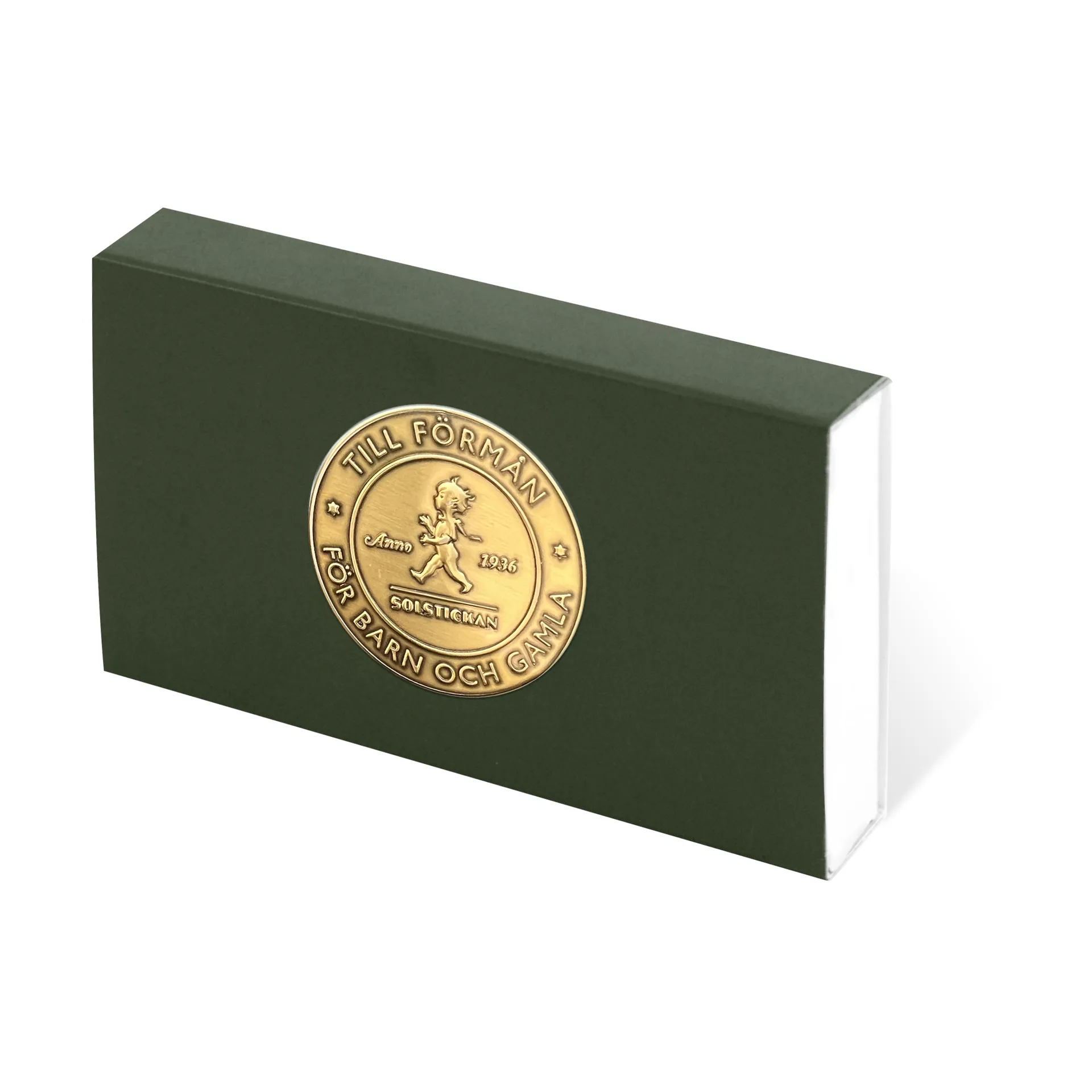 Caja de cerillas Solstickan 50-pack, Verde Solstickan Design