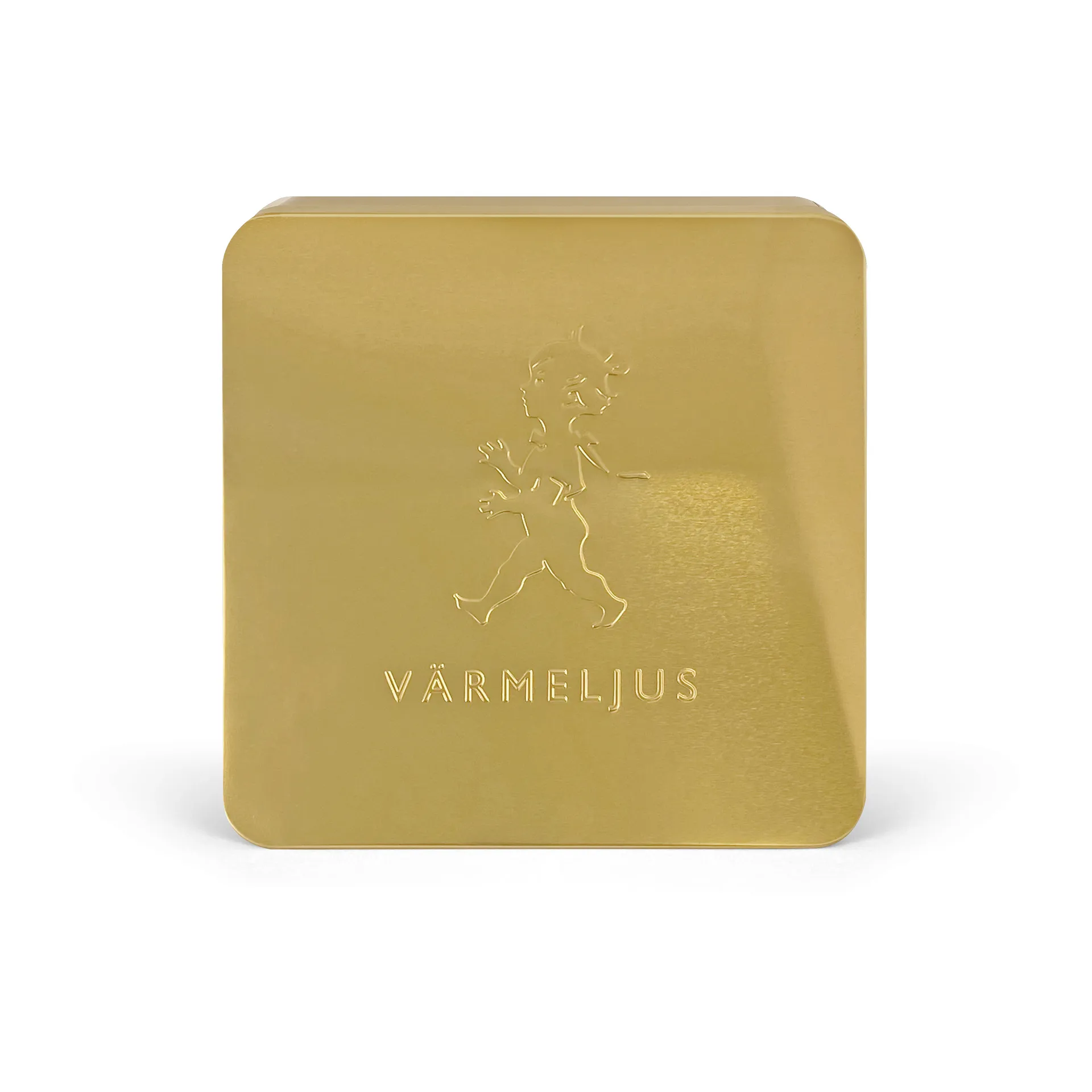 Caja de velas Solstickan 21x21 cm, Dorado Solstickan Design