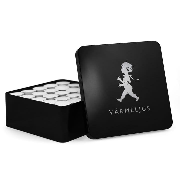 Caja de velas Solstickan 21x21 cm, Negro mate Solstickan Design