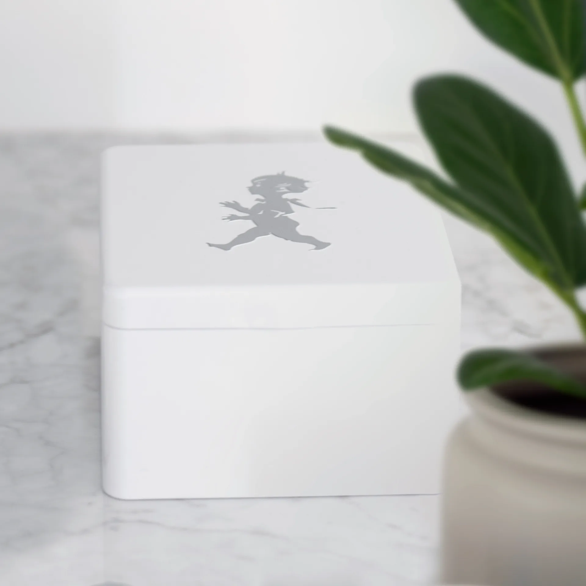 Caja para té con compartimentos Solstickan 13,6x15,6 cm, Blanco Solstickan Design