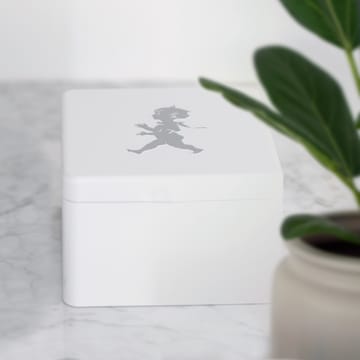 Caja para té con compartimentos Solstickan 13,6x15,6 cm - Blanco - Solstickan Design
