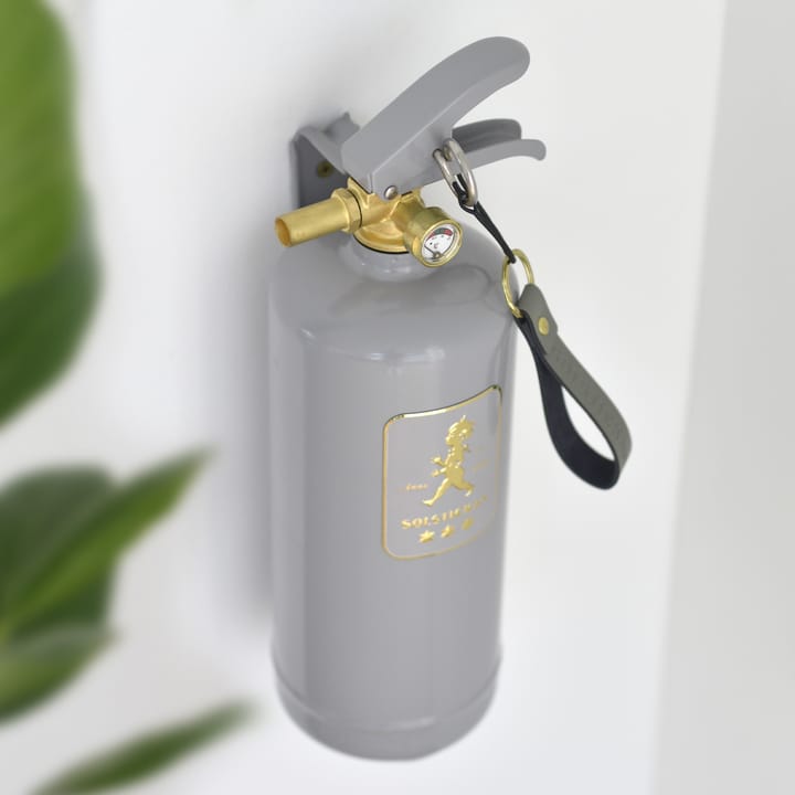 Extintor Solstickan 2 kg, Design Edition gris-dorado Solstickan Design