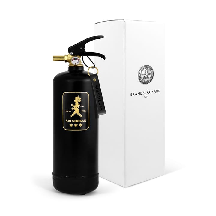 Extintor Solstickan 2 kg, Negro-dorado Solstickan Design
