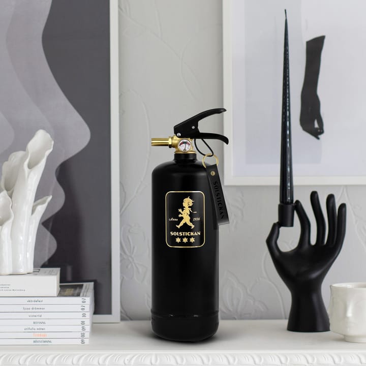 Extintor Solstickan 2 kg - Negro-dorado - Solstickan Design