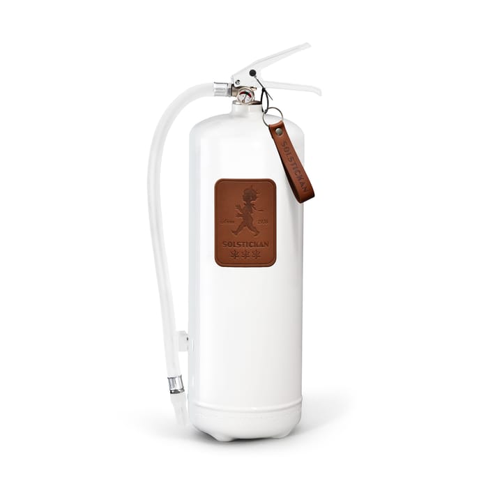 Extintor Solstickan 6 kg - Blanco-cuero oscuro marrón - Solstickan Design