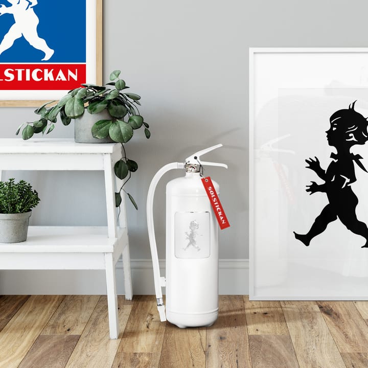 Extintor Solstickan 6 kg, Blanco-plateado Solstickan Design
