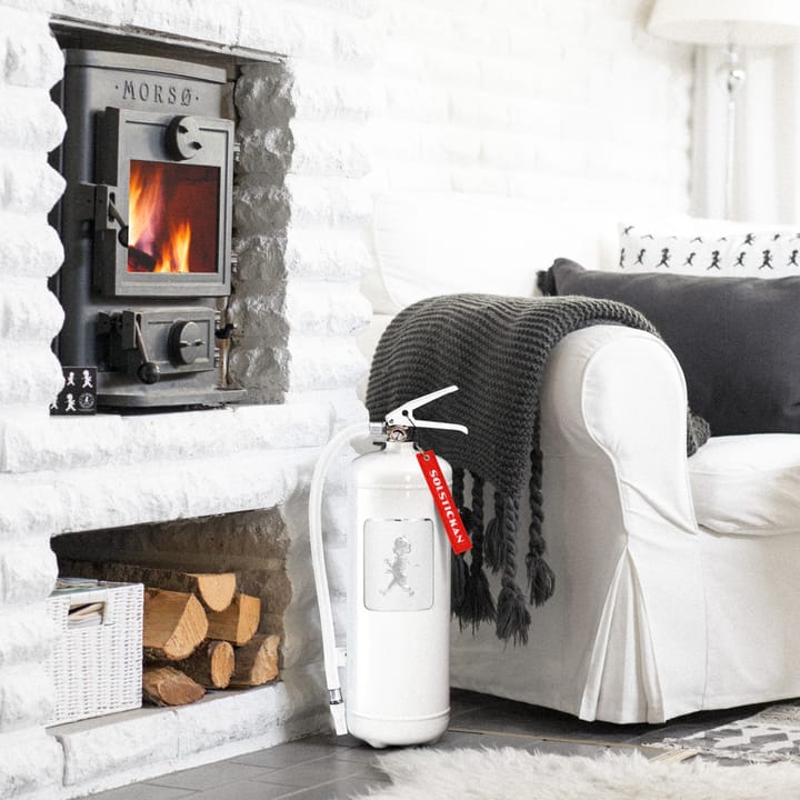 Extintor Solstickan 6 kg, Blanco-plateado Solstickan Design