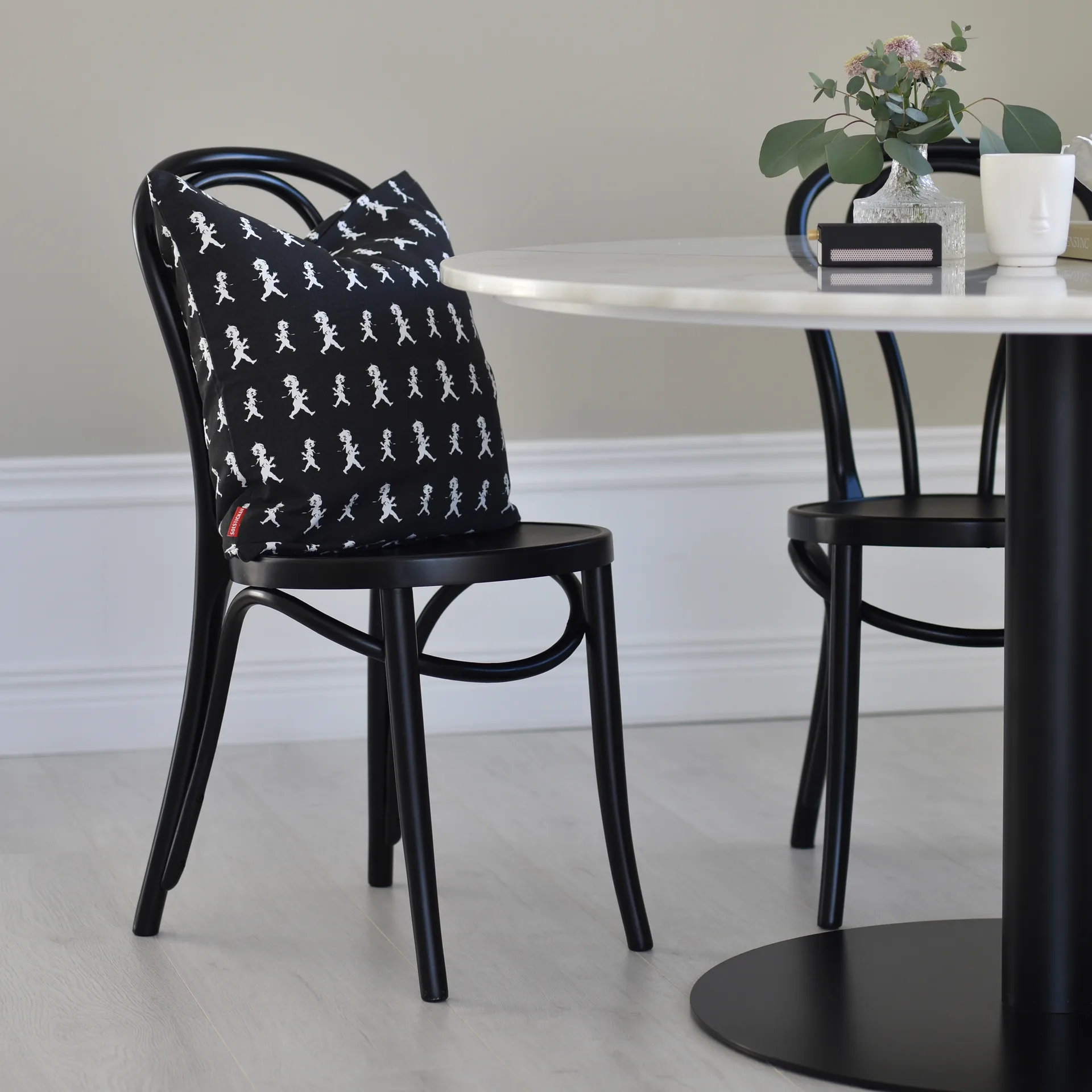 Funda de cojín Solstickan 50x50 cm, Negro Solstickan Design