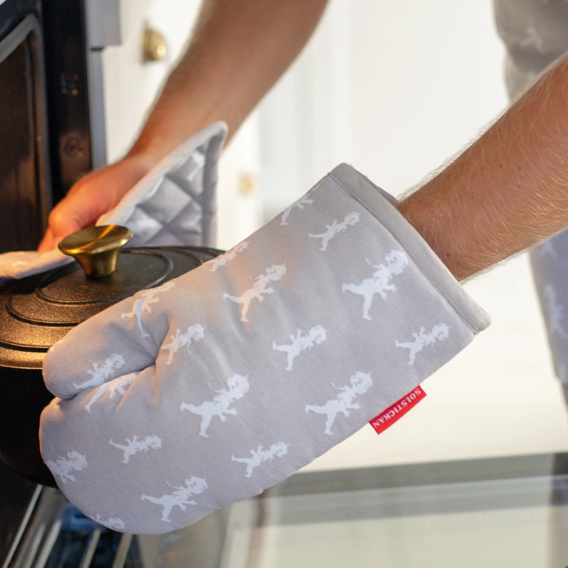 Manopla Solstickan 22x30 cm, Gris Solstickan Design