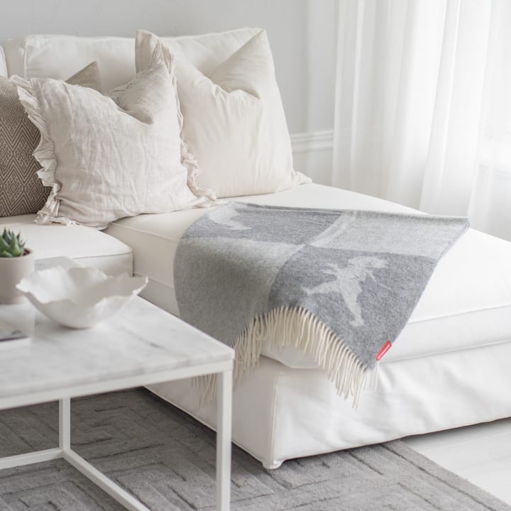Manta de lana merino Solstickan 130x170 cm, Gris claro Solstickan Design