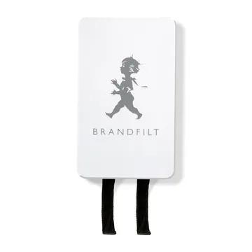 Manta ignífuga Solstickan 120x120 cm - Blanco brillante - Solstickan Design