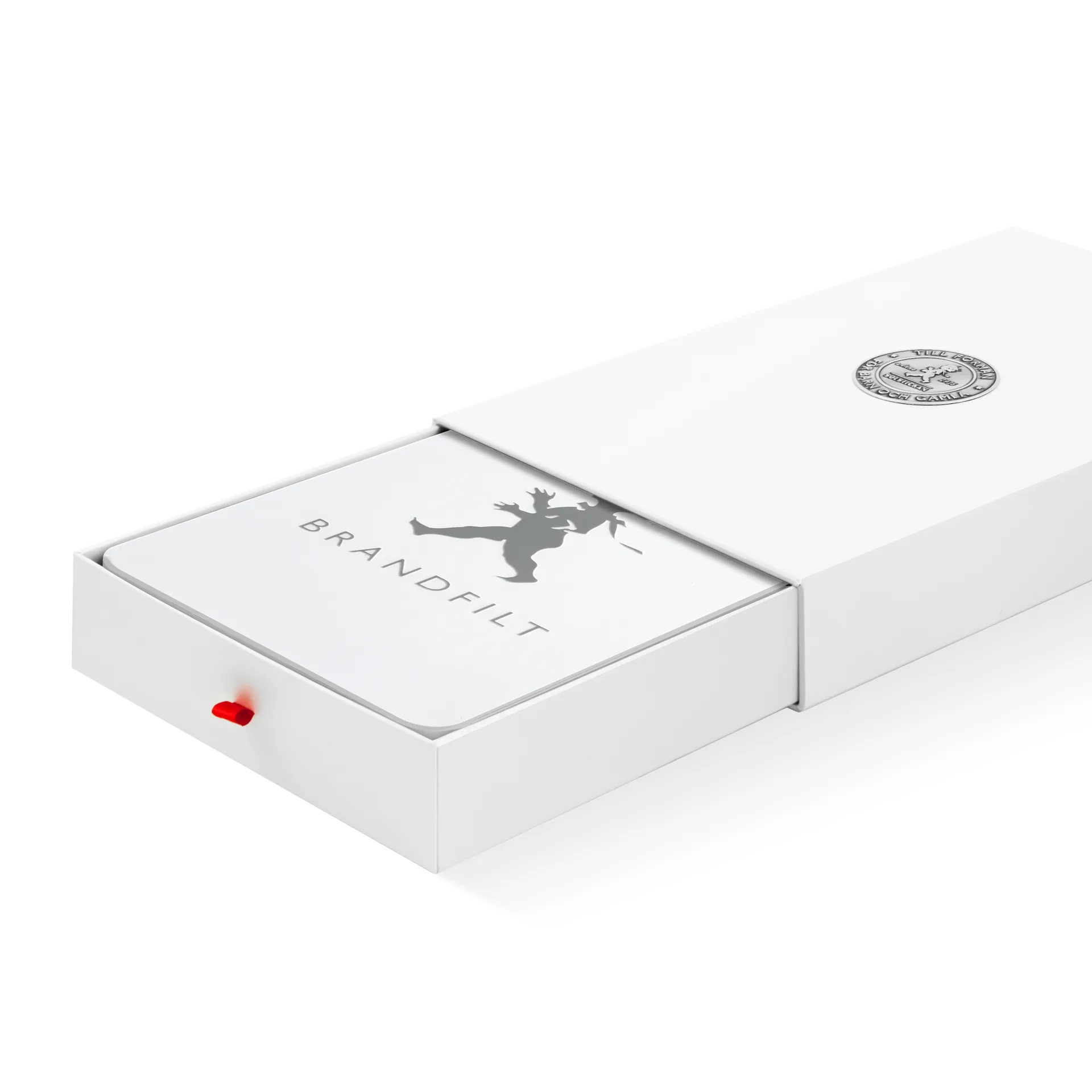 Manta ignífuga Solstickan 120x120 cm, Blanco brillante Solstickan Design