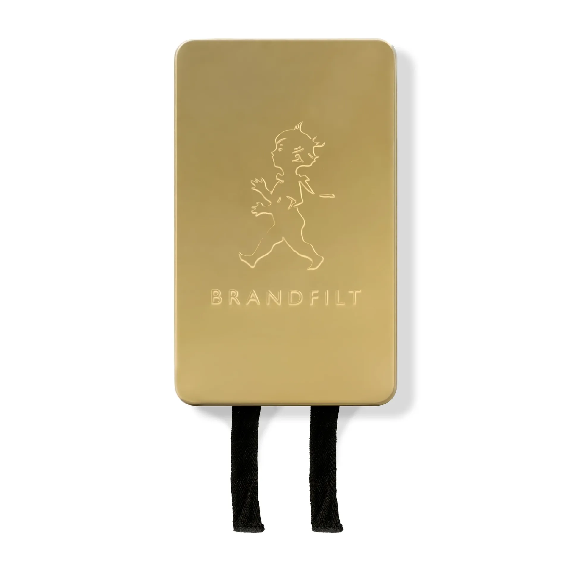 Manta ignífuga Solstickan 120x120 cm, Dorado mate Solstickan Design