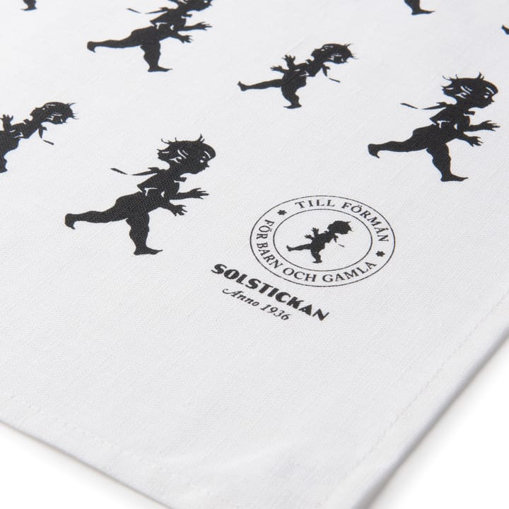 Paño de cocina Solstickan 50x70 cm, Blanco-negro Solstickan Design