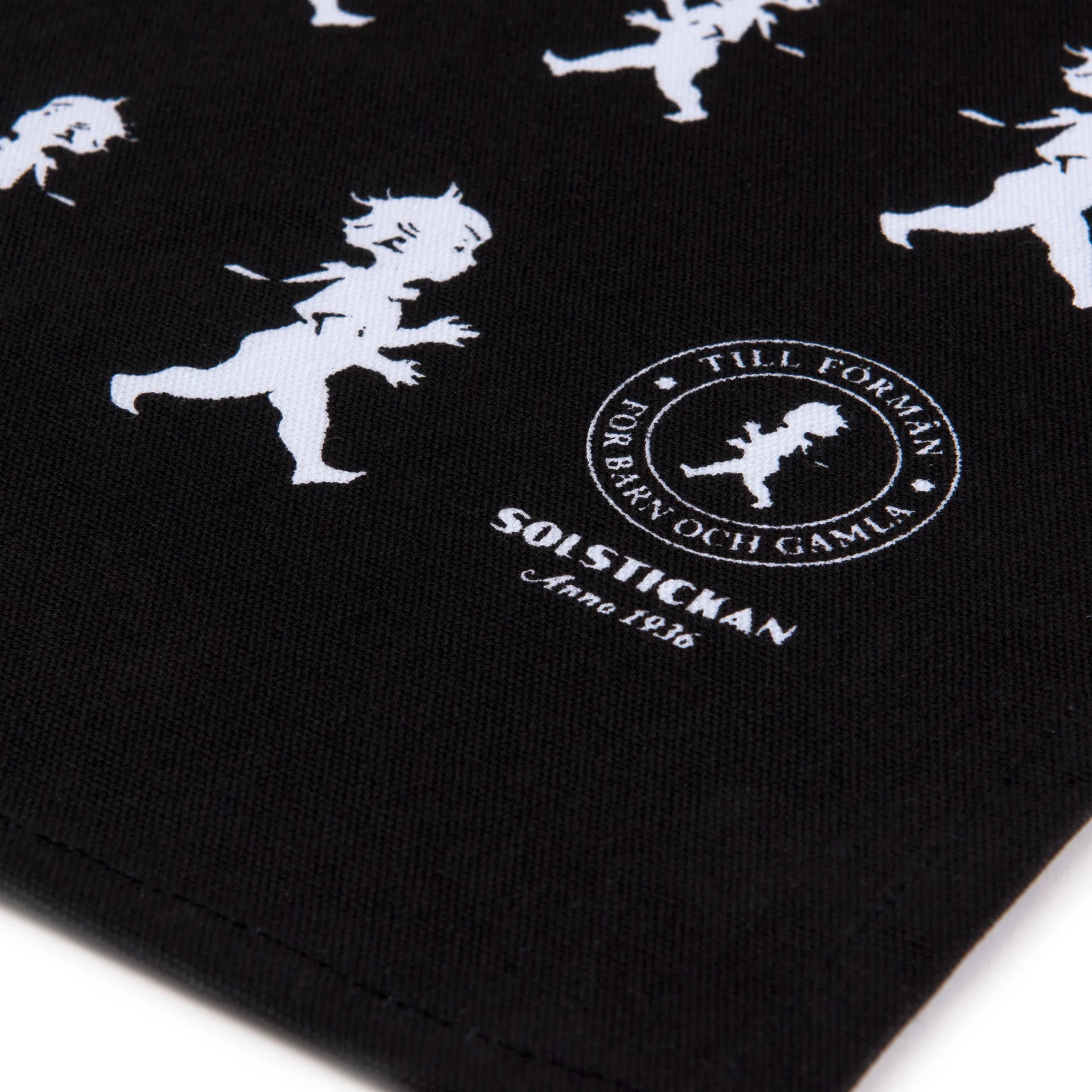 Paño de cocina Solstickan 50x70 cm, Negro-blanco Solstickan Design