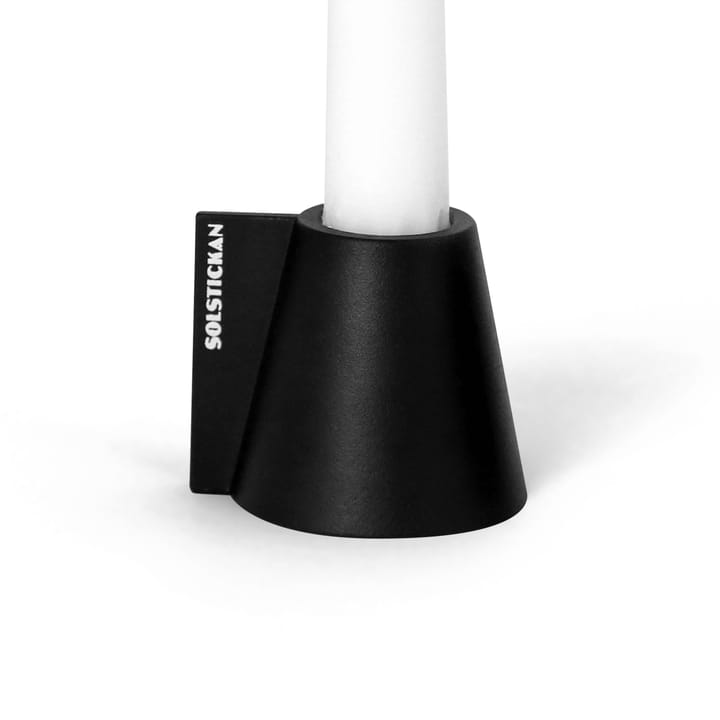 Portavelas Flipp 5x6 cm, Negro Solstickan Design