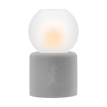 Portavelas Globe Ø9,5x17 cm - Gris claro - Solstickan Design