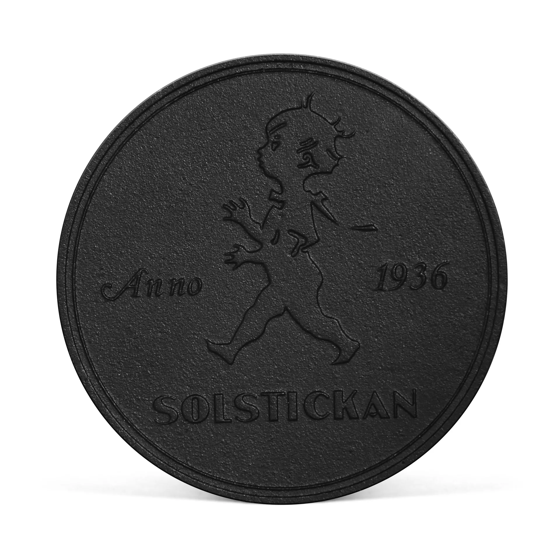 Salvamanteles Solstickan Ø19 cm, Negro Solstickan Design