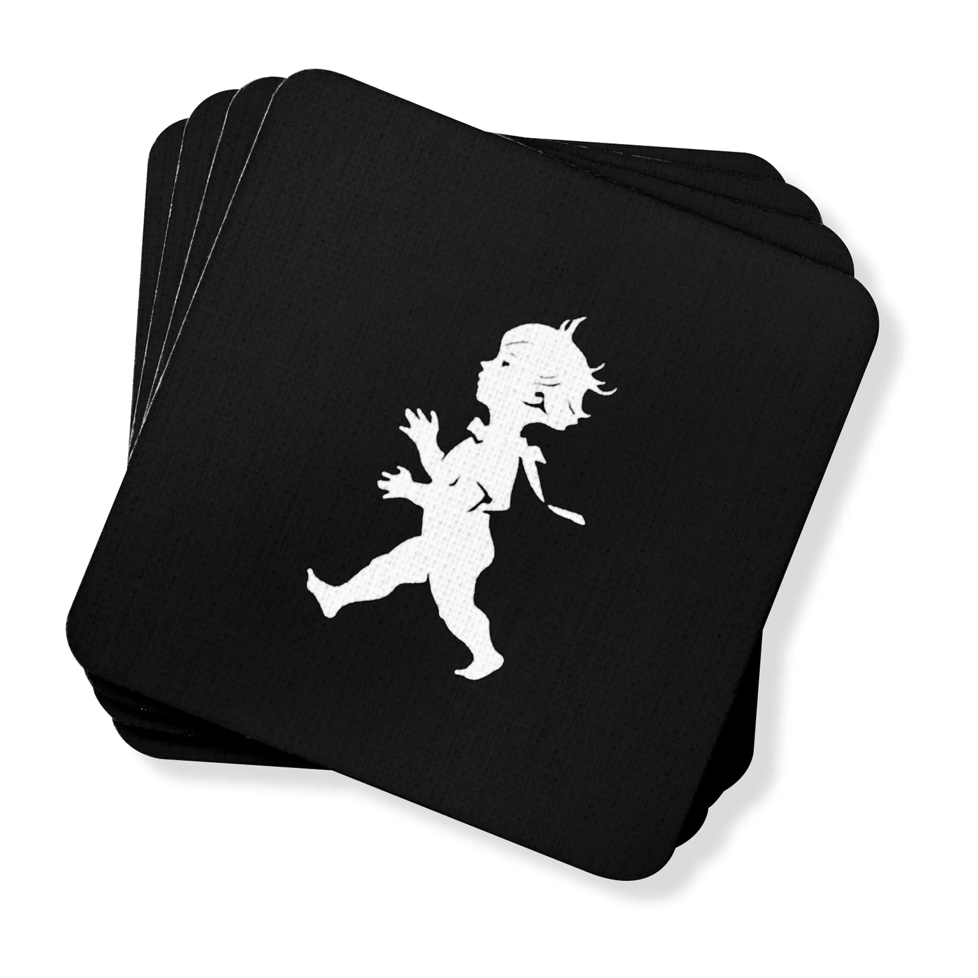 Set de 4 posavasos Solstickan 10x10 cm, Negro Solstickan Design